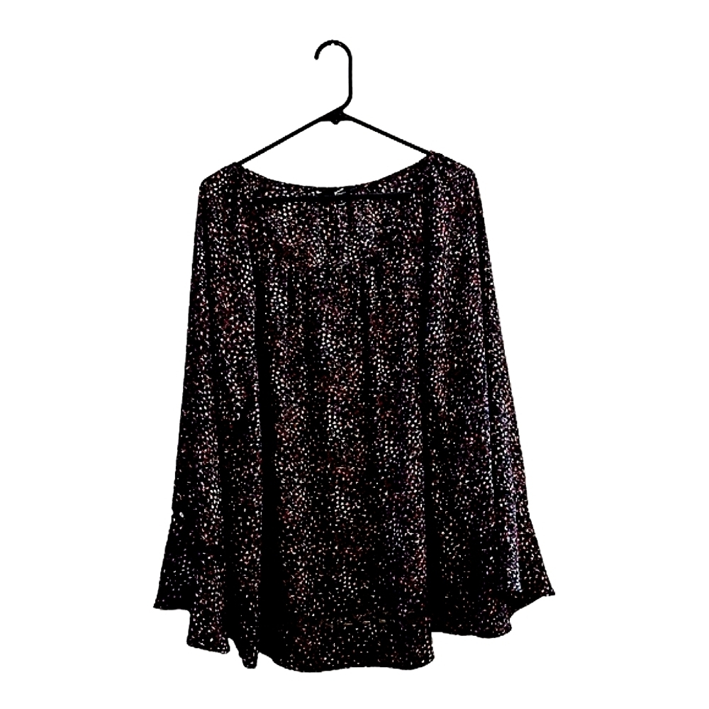 💖Plus Size "GNW" Floral Blouse Size 1X